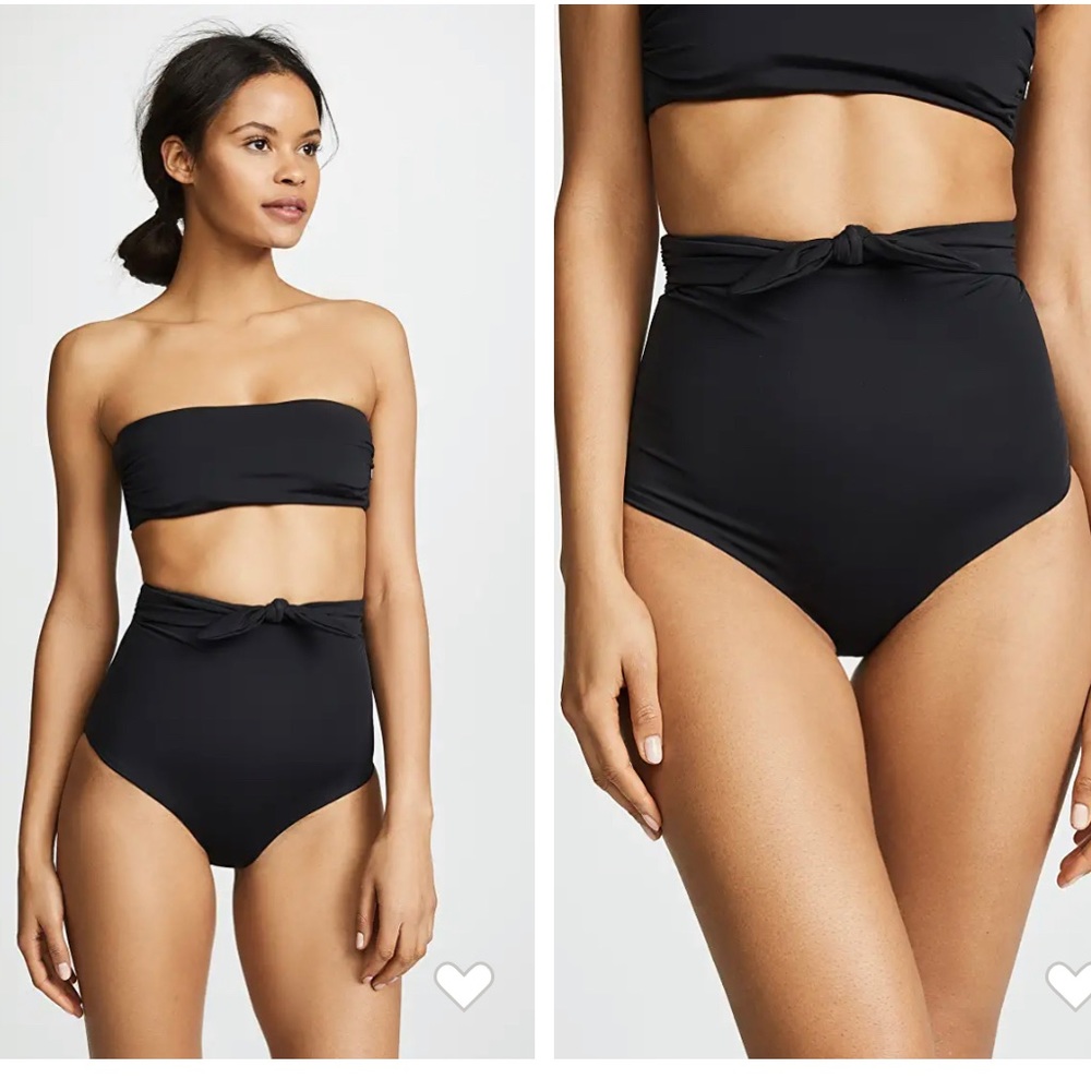 Mara Hoffman Bikini Set - Abigail bandeau top and Jay bottom
